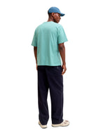 T-shirt Jack & Jones Archive Acqua marina con mini logo gommato 12287990 /Mineral Blue JACK & JONES 
