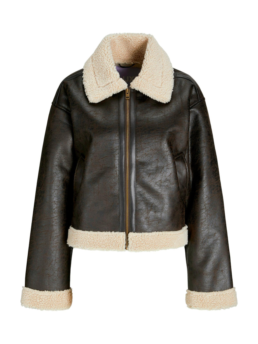 Giubbotto JJXX Vea Marrone montone 12278930 /Bracken JJXX 