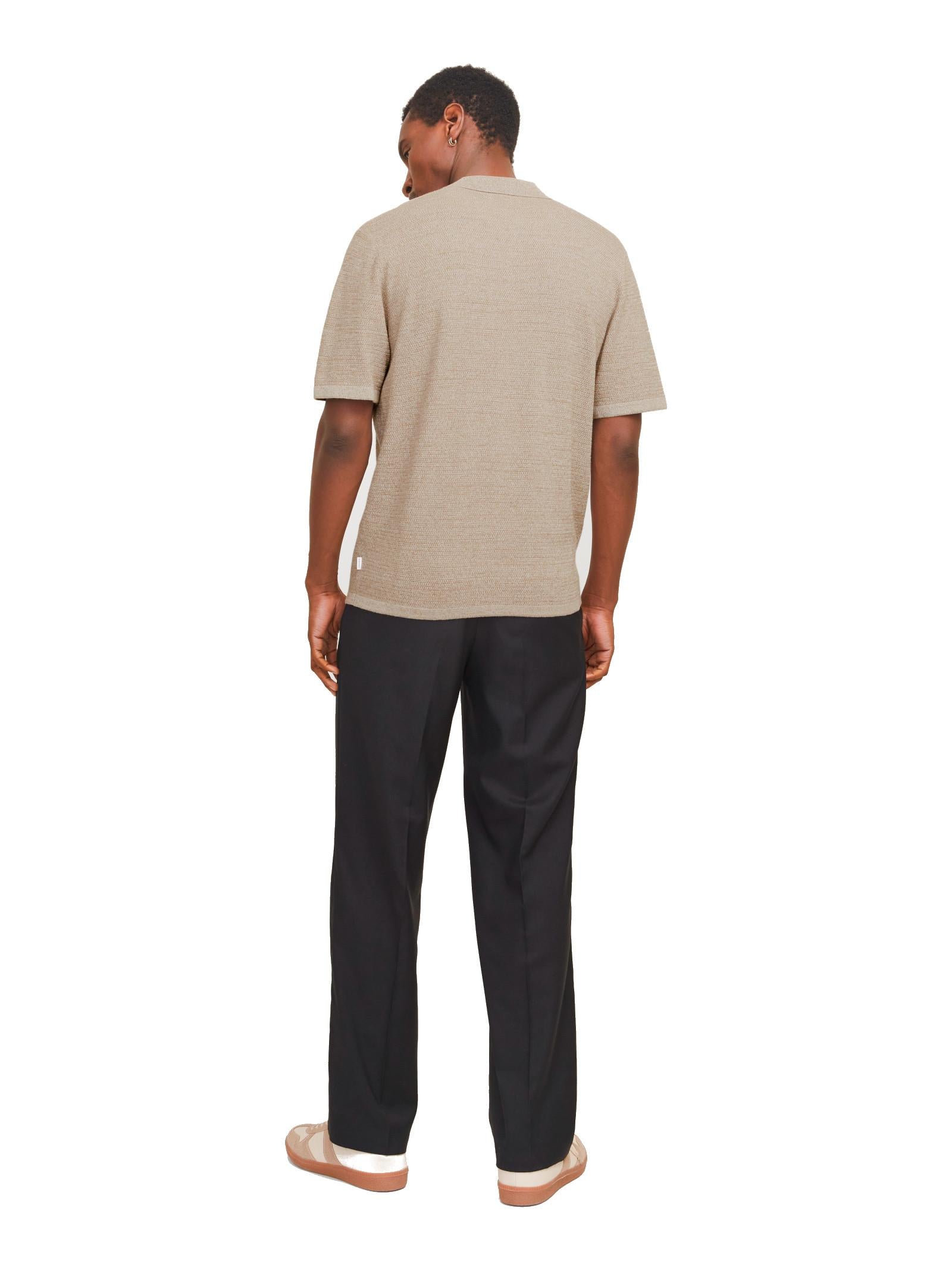 Polo Jack & Jones George Beige a manica corta 12268281 /Coriander JACK & JONES 