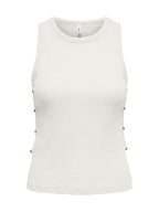 Top Only Argento Carla Slim 15367981 /Silver Cloud Dancer ONLY 