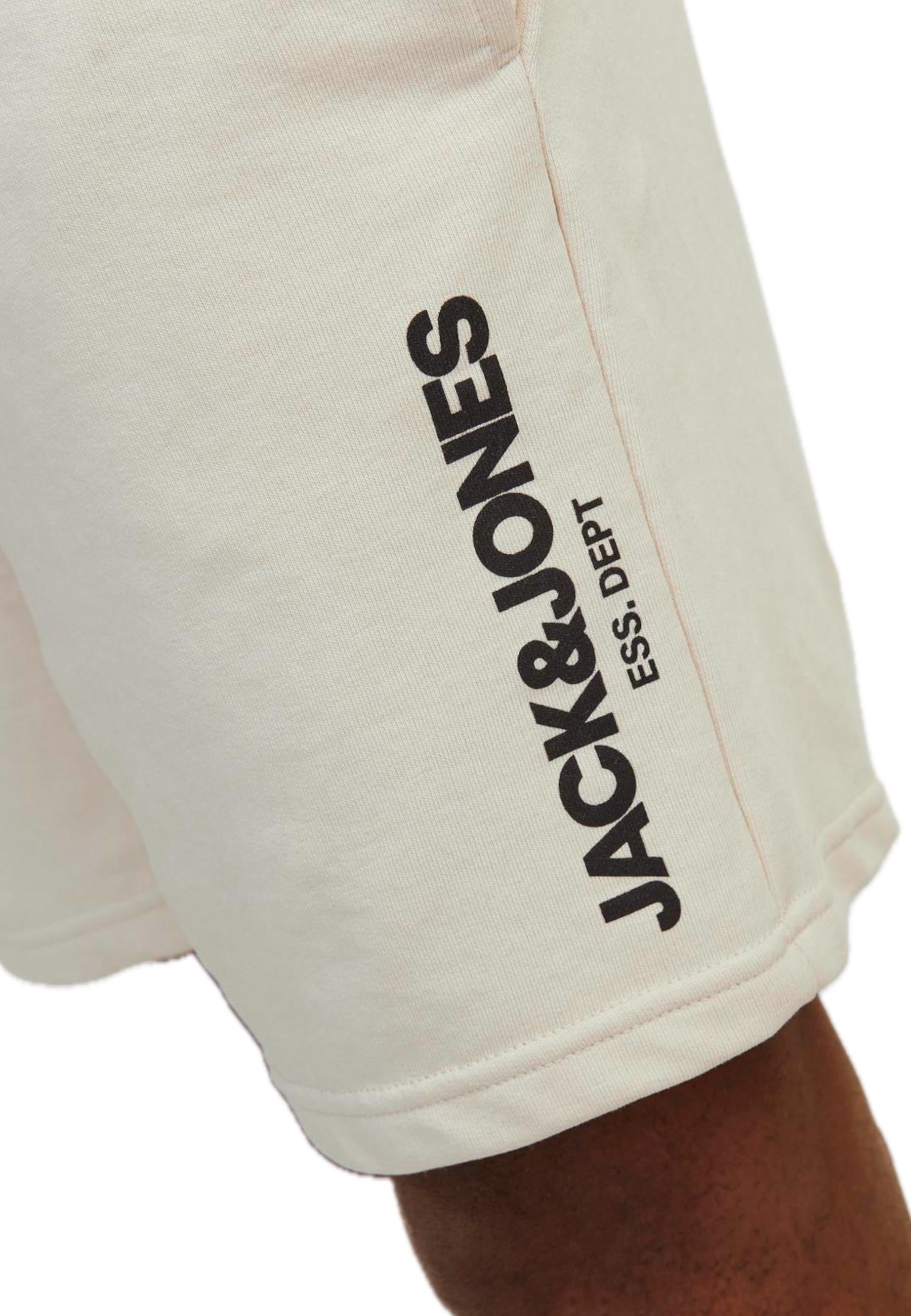 Bermuda Jack & Jones Beige in felpa