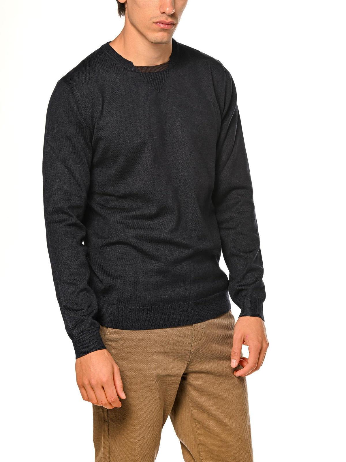 Maglia Seinse Blu doppio collo MI3136 BLU SEINSE 
