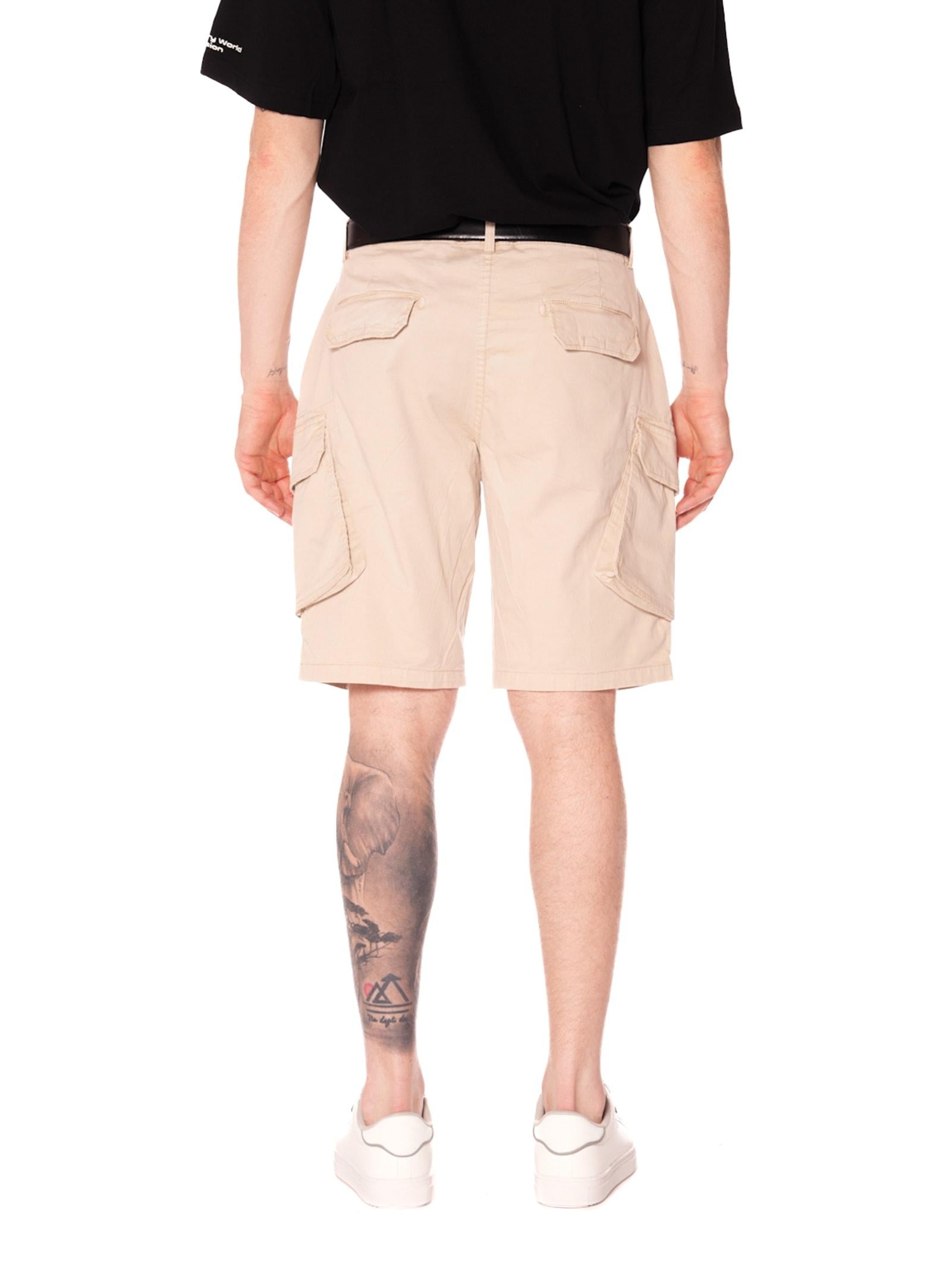 Bermuda Lyle & Scott Wembley Ecru cargo<BR/> SH1816ITA ECRU LYLE & SCOTT 