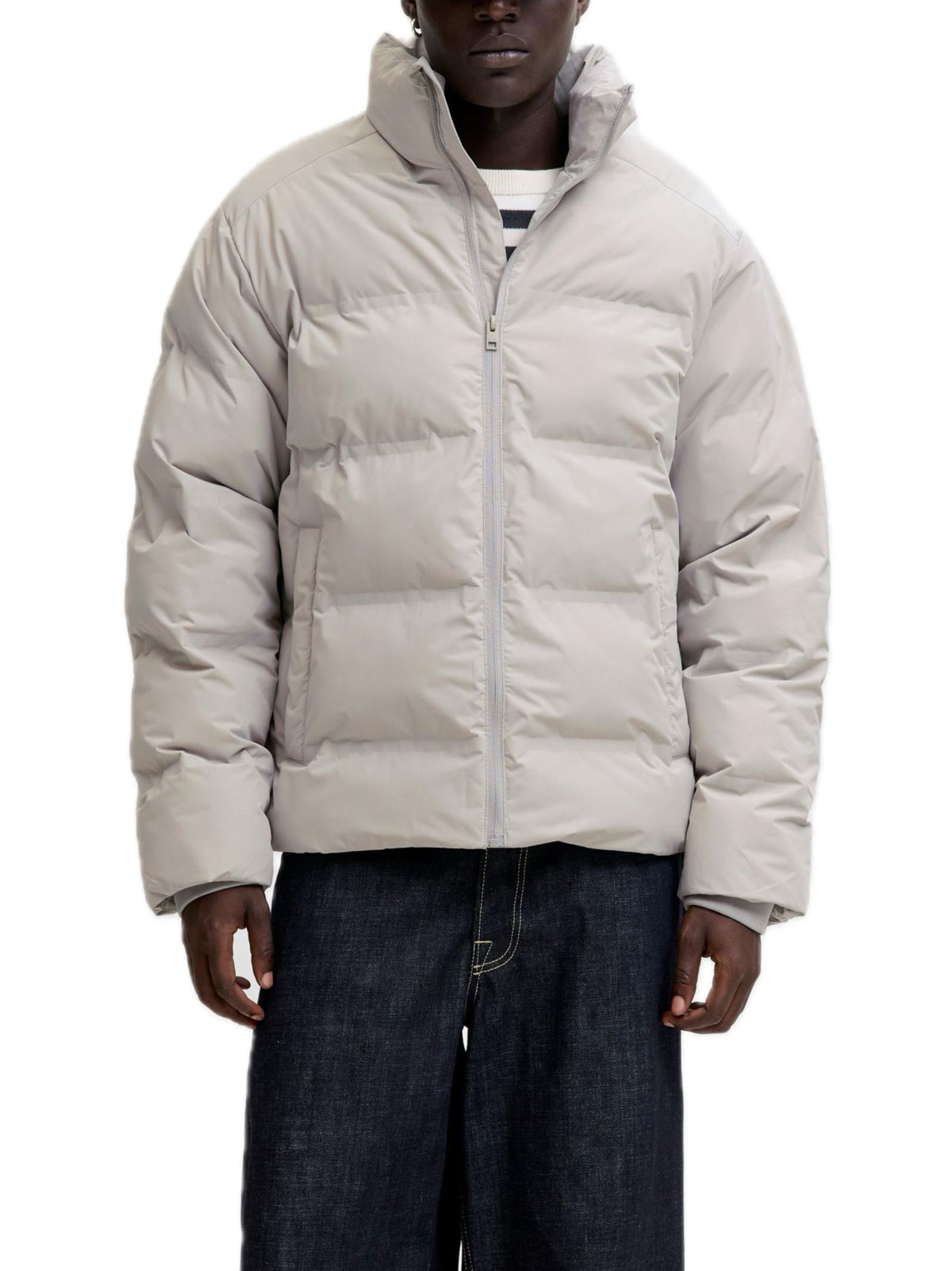 Giubbotto Jack & Jones Soho Ghiaccio collo alto 12278750 /Dove JACK & JONES 
