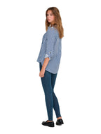 Camicia Only Yasmin Blu con scollo a V 15281677 /Peacoat ONLY 