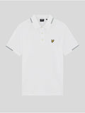 Polo Lyle & Scott Bianco colletto riga SP2402V WHITE LYLE & SCOTT 