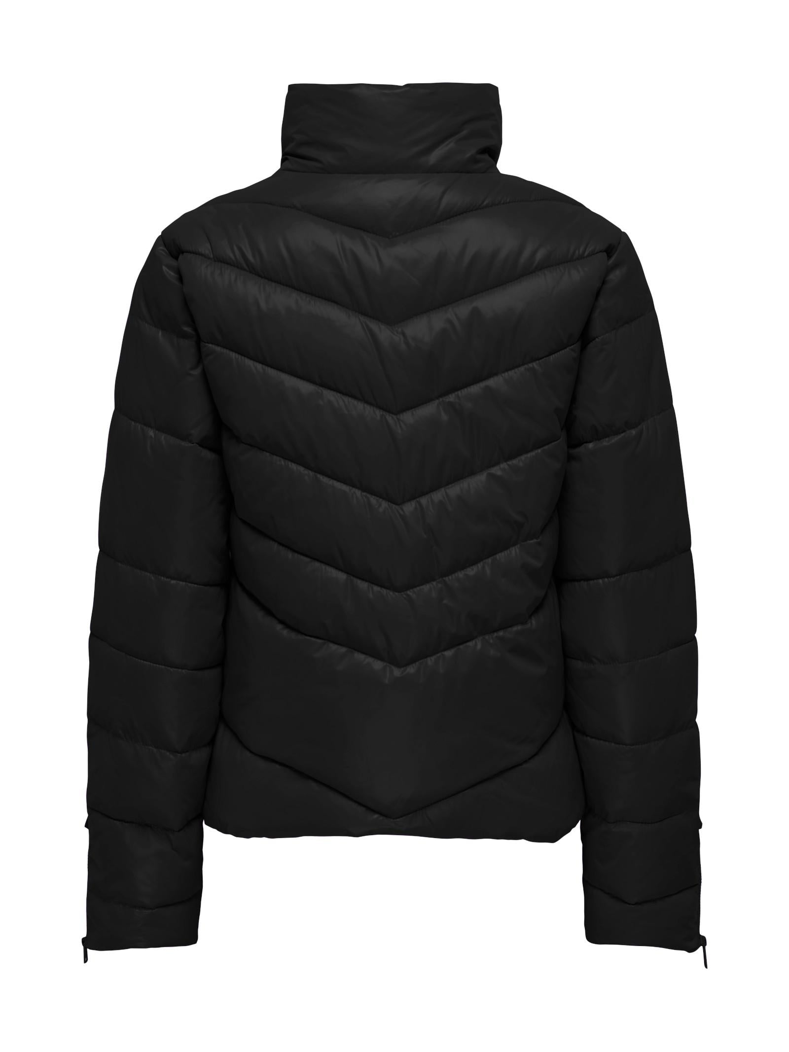 Piumino Jacqueline De Yong Fiona Nero collo alto 15330086 /Black JDY 