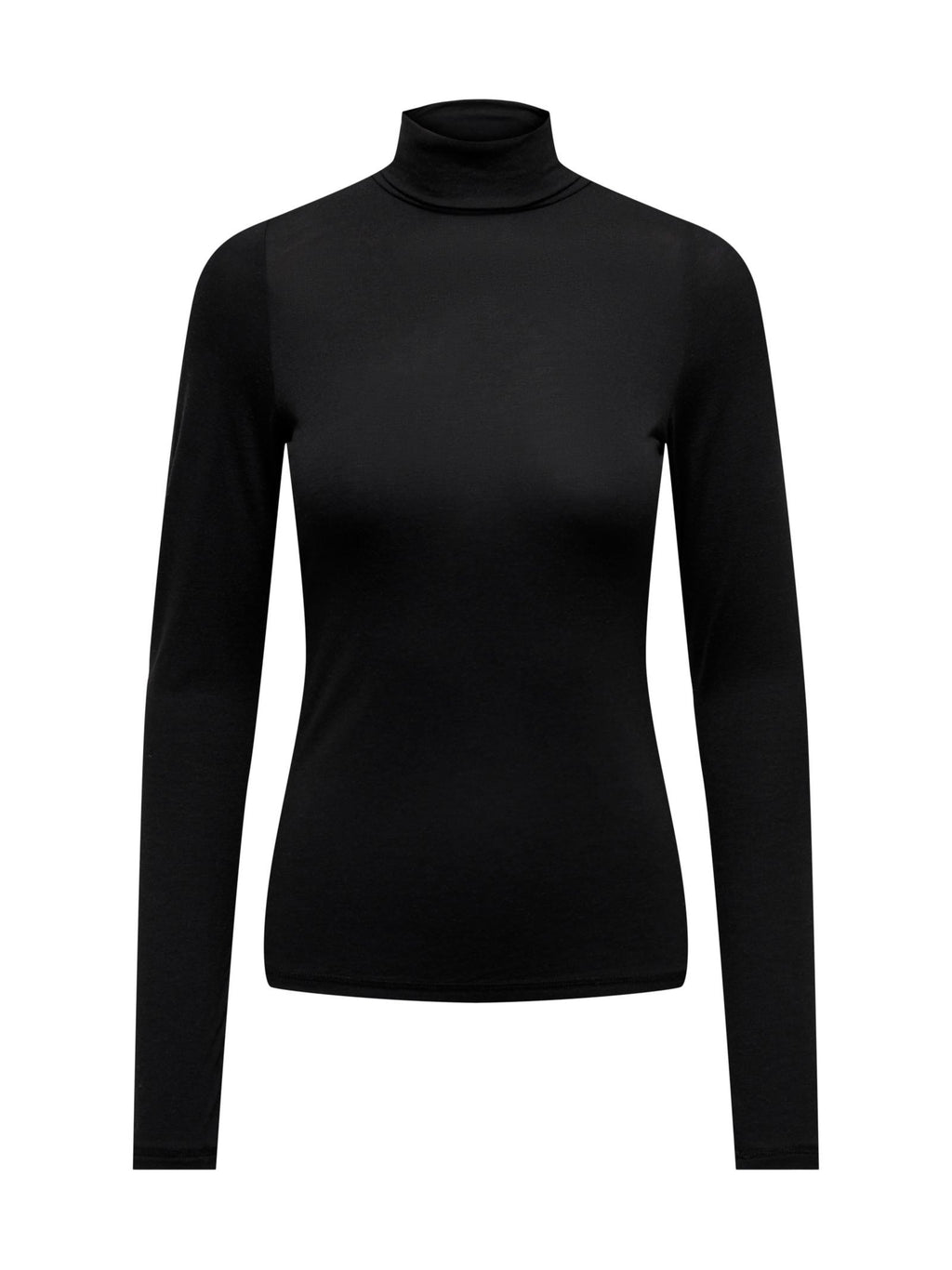 T-shirt Jacqueline De Yong Suma Nero collo alto 15311143 /Black JDY 