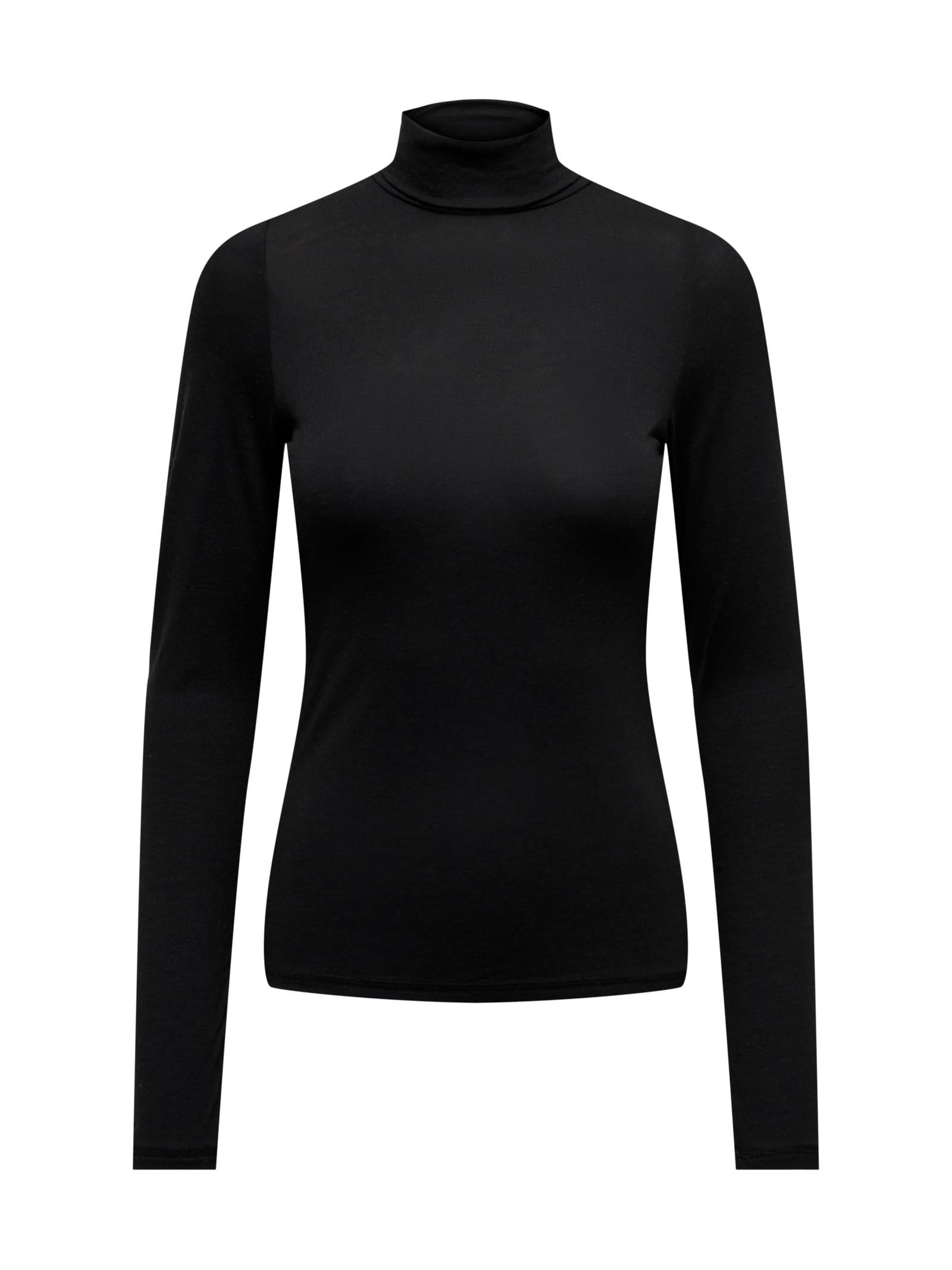 T-shirt Jacqueline De Yong Suma Nero collo alto 15311143 /Black JDY 
