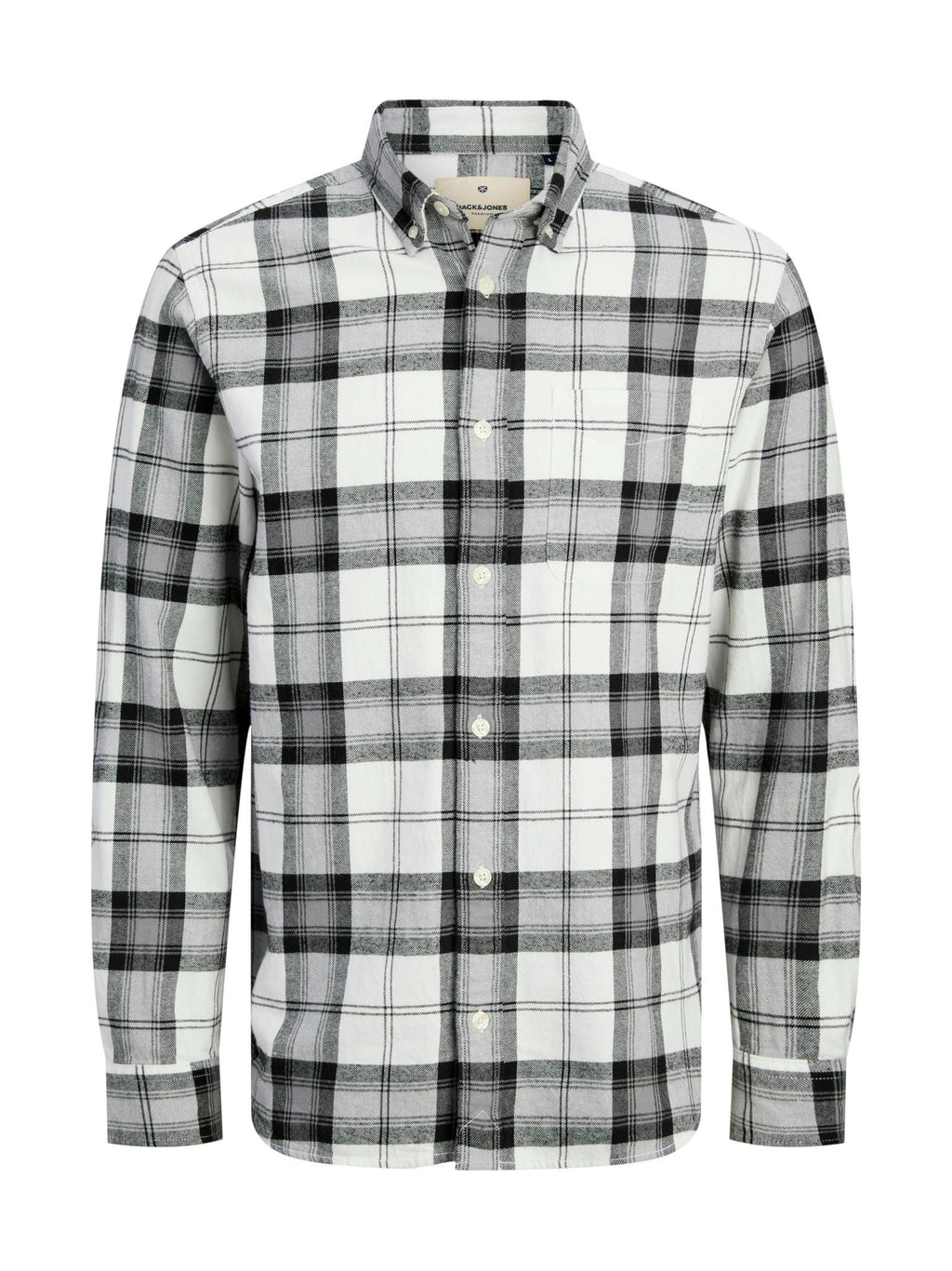 Camicia Jack & Jones Brook Nero fantasia a quadri 12282354 /Black JACK & JONES 