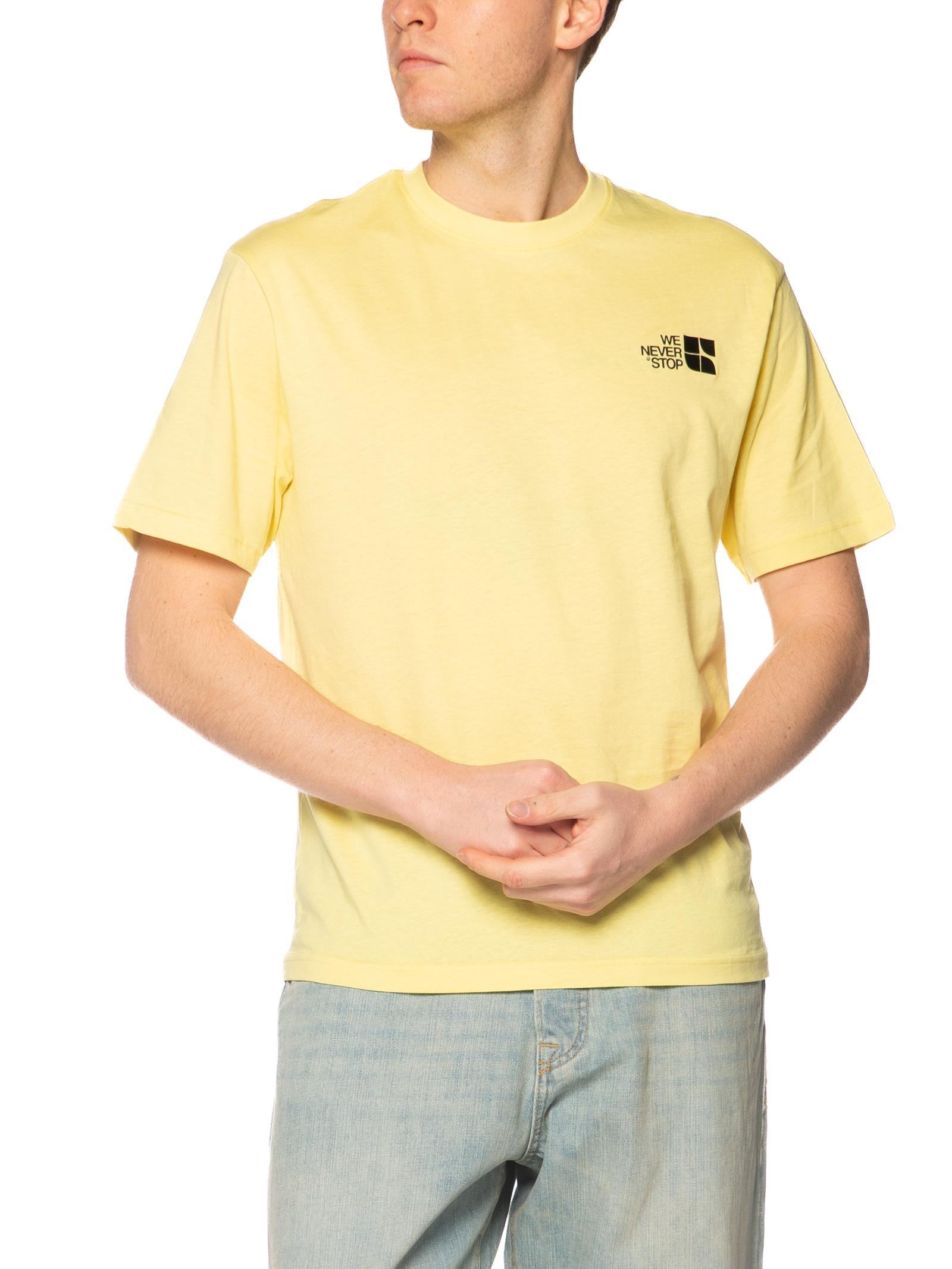 T-shirt Urban Ring Giallo stampa retro UR1110032 GIALLO URBAN RING 