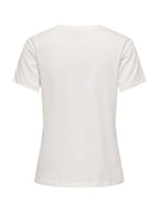 T-shirt JDY Bianco Bena basic 15372292 /Cloud Dancer JDY 