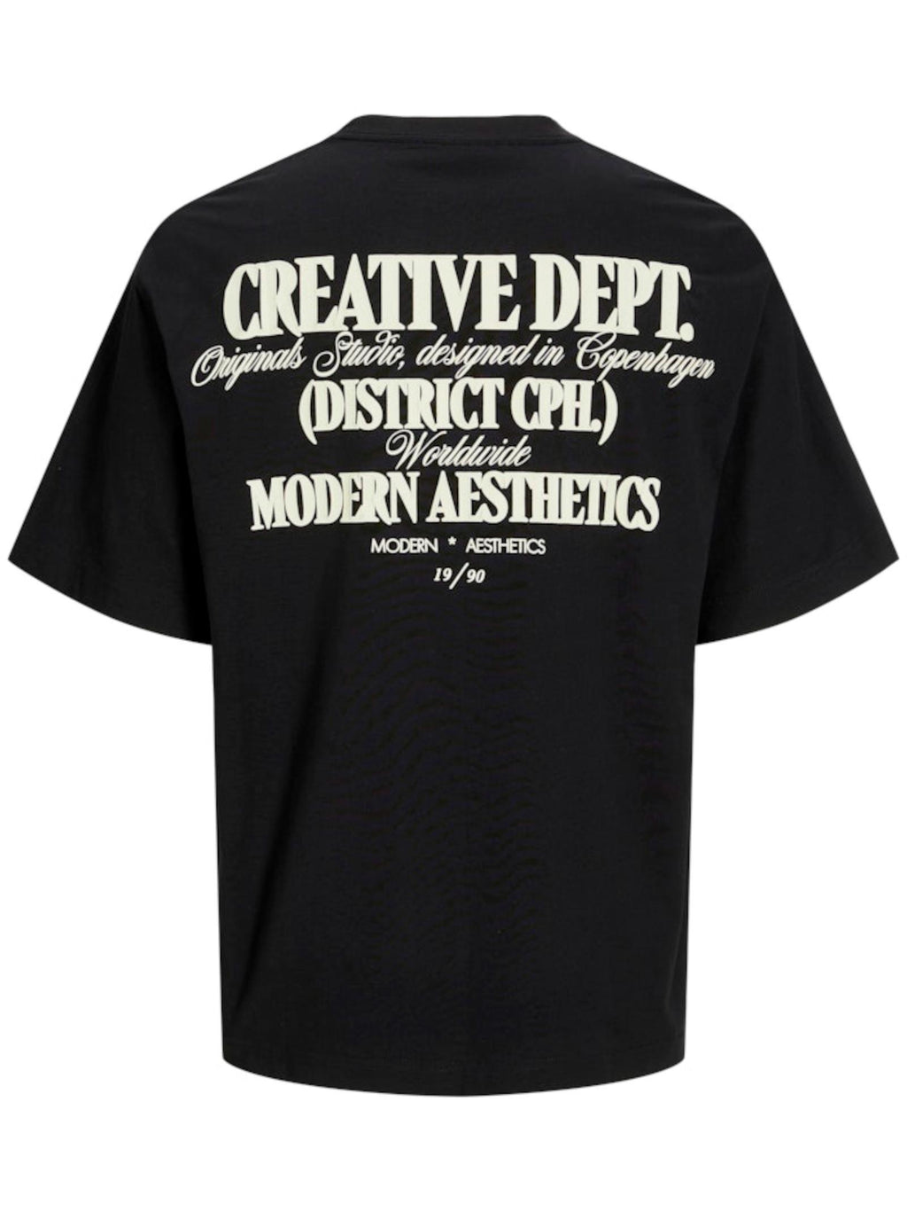 T-shirt JACK & JONES Nero con stampa 12265826 /Black JACK & JONES 