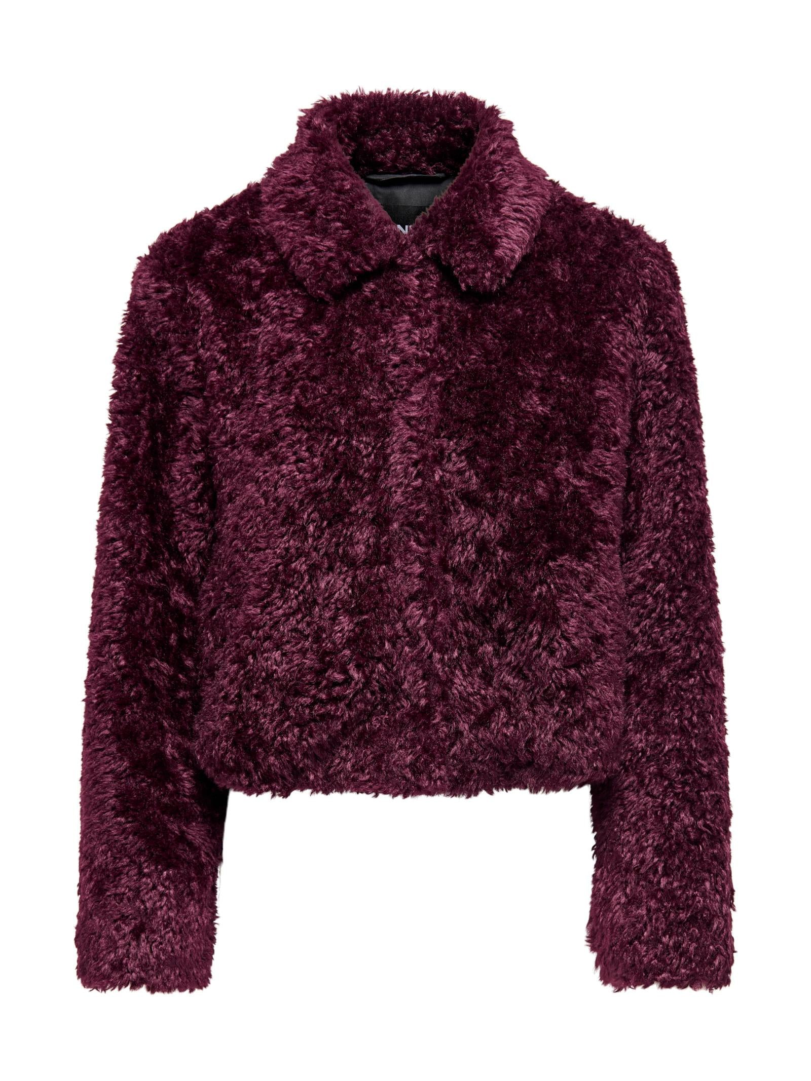 Giubbotto Only Ginny Vinaccia teddy 15352795 /Mauve Wine ONLY 