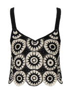 Top Only Yvonne Nero con lavorazione macrame 15289731 /Black ONLY 