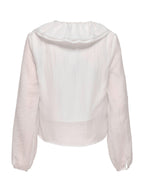 Blusa Only Bianco Teagan volant 15368624 /Cloud Dancer ONLY 