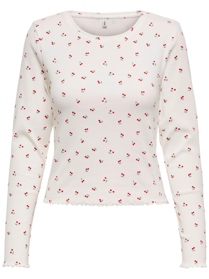 ONLY 15267224/Cherries Cloud Dancer