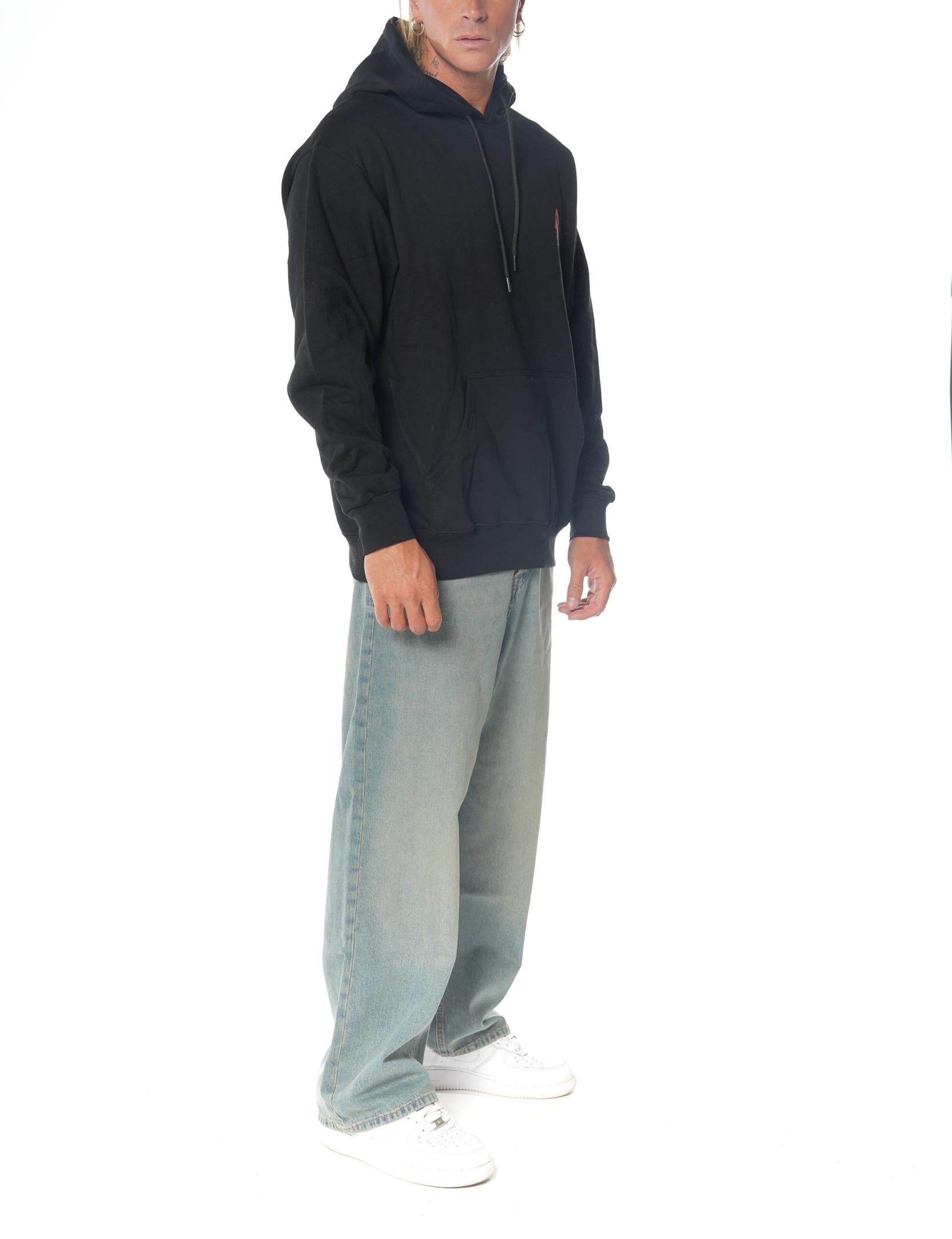 Felpa Propaganda Juicy Nero FE612 NERO PROPAGANDA 