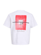 T-shirt Jack & Jones Bianco Mineral cropped 12292951 /Bright White JACK & JONES 