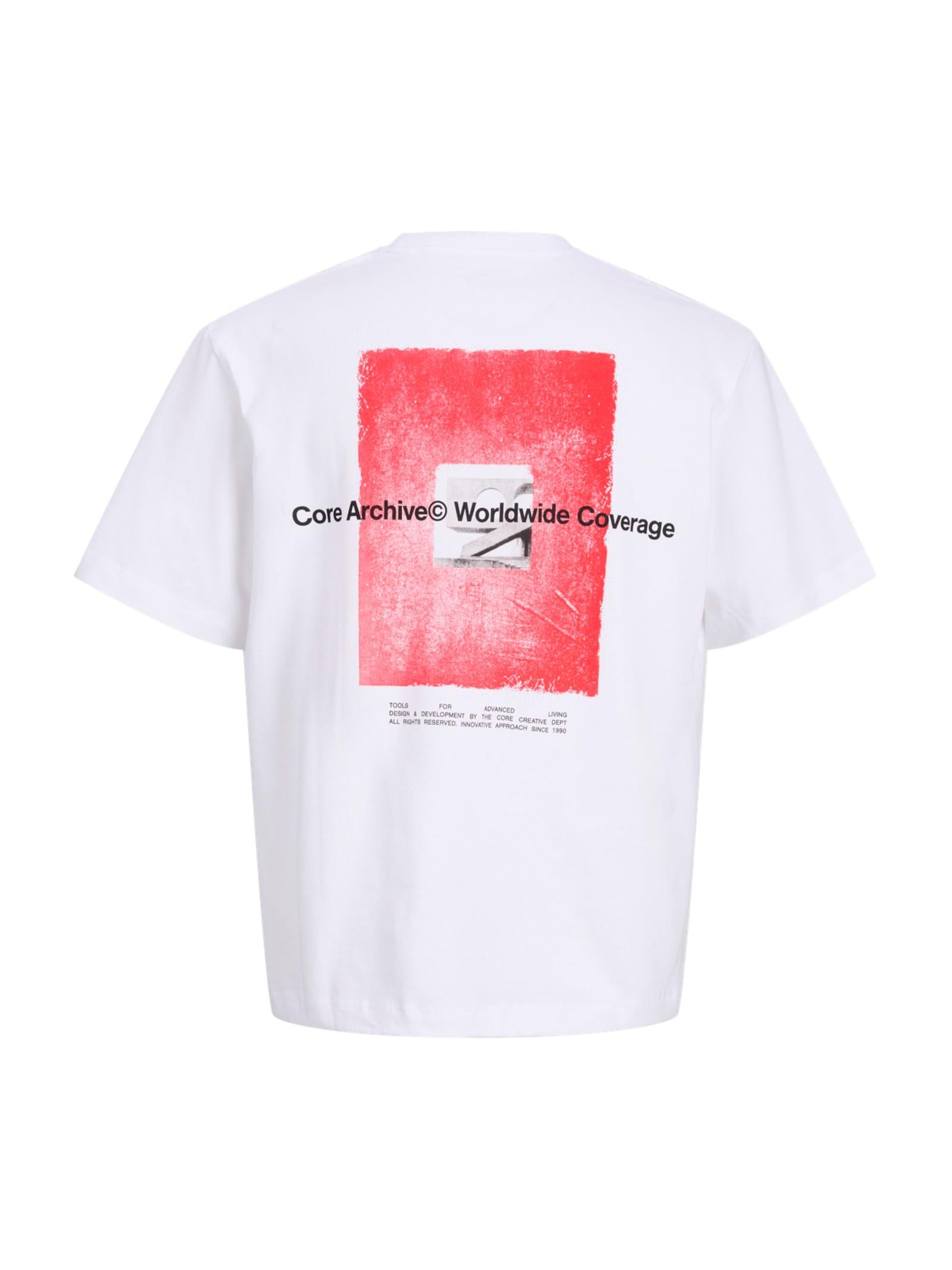 T-shirt Jack & Jones Bianco Mineral cropped 12292951 /Bright White JACK & JONES 