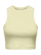 Top Only Lucky Giallo cropped 15352287 /Double Cream JDY 