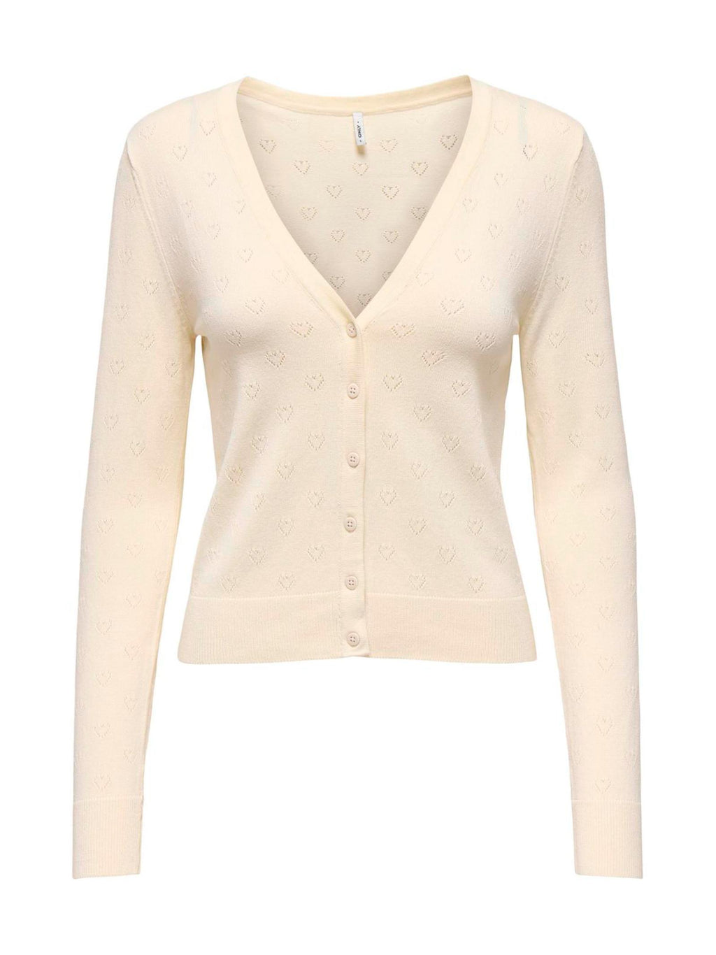 Cardigan Only Meddi Panna scollo a V 15363158 /Birch ONLY 