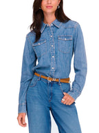 Camicia Only Charlize in denim Slim fit 15364777 /Medium Blue Denim ONLY 