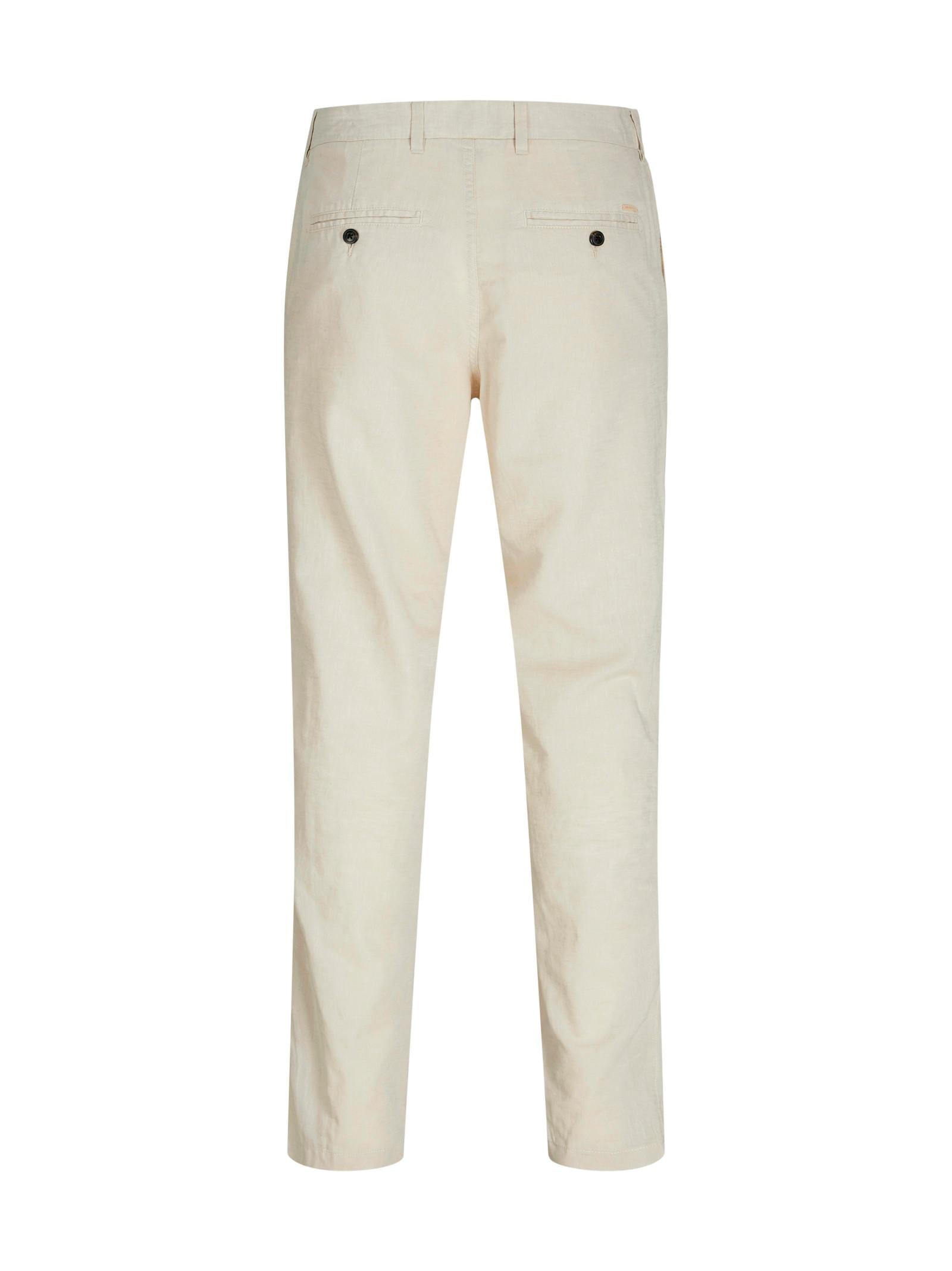 Chino Jack & Jones Summer Sabbia in Lino 12248604 /Feather Gray JACK & JONES 