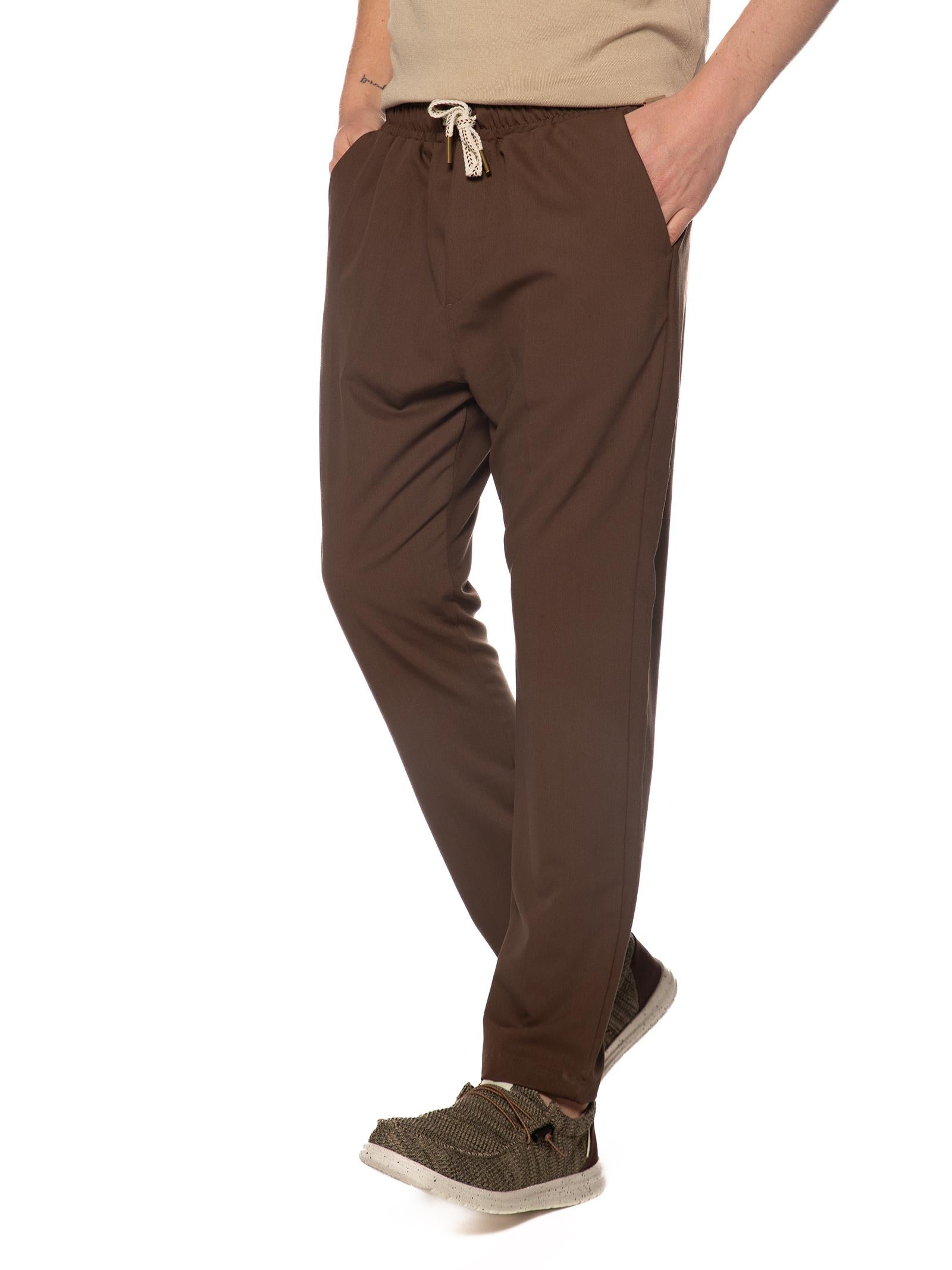 Pantalaccio Gianni Lupo Marrone con elastico GL003BD CHOCOLATE GIANNI LUPO 