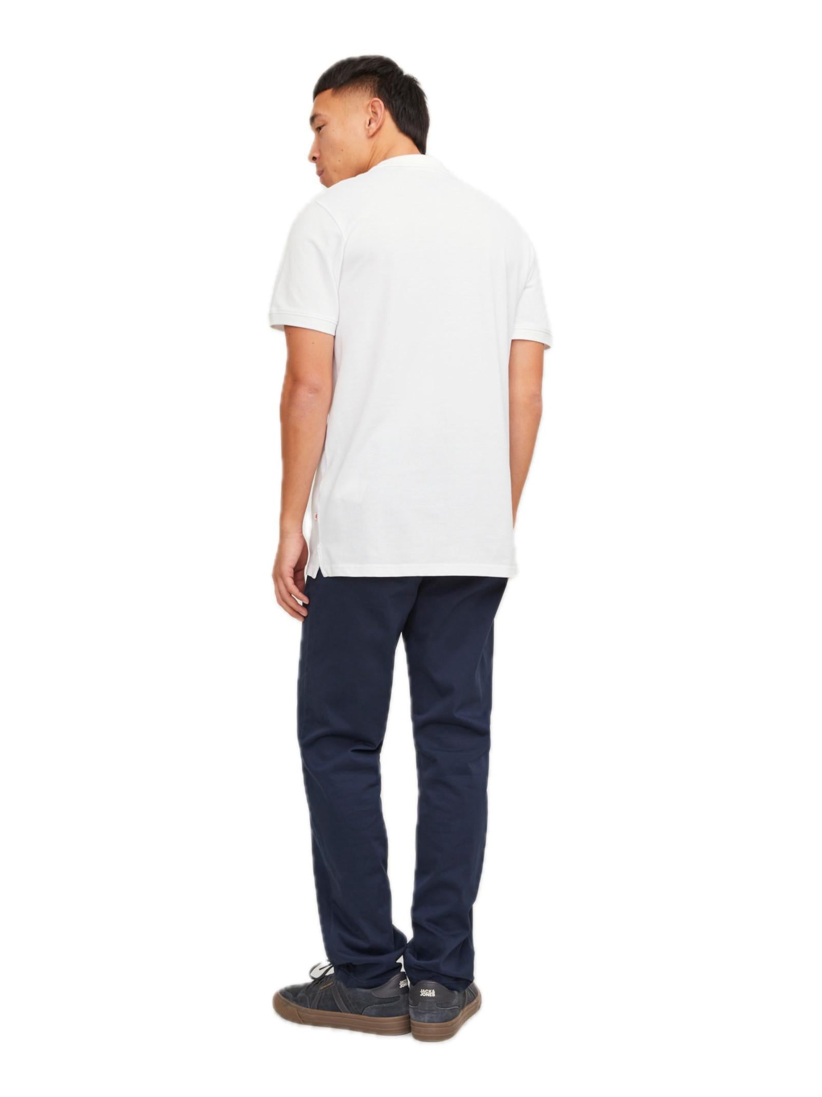 Polo Jack & Jones Basic Bianco 12136516 /White JACK & JONES 