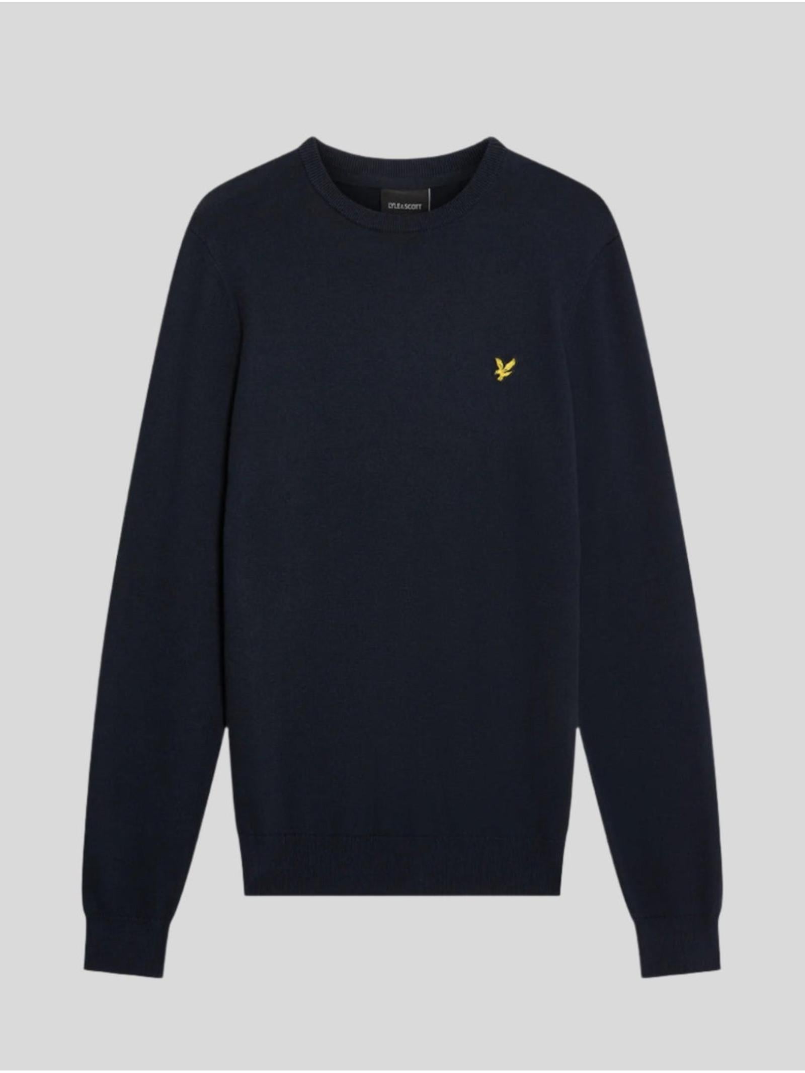 Maglia Lyle & Scott Blu girocollo KN2136V DARK NAVY LYLE & SCOTT 