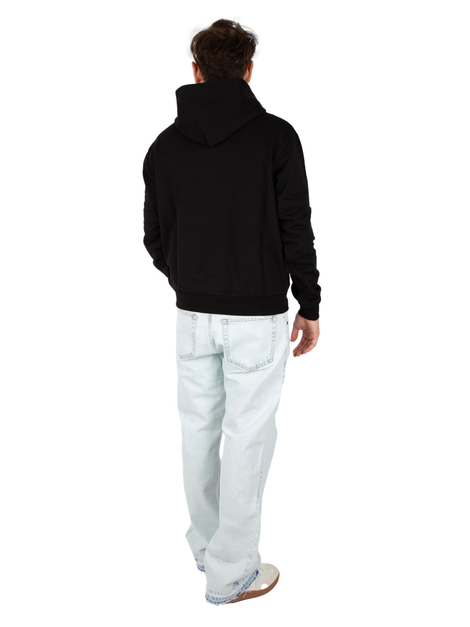 Felpa Phobia Nero Fulmine laterale PH00564 NERO PHOBIA 