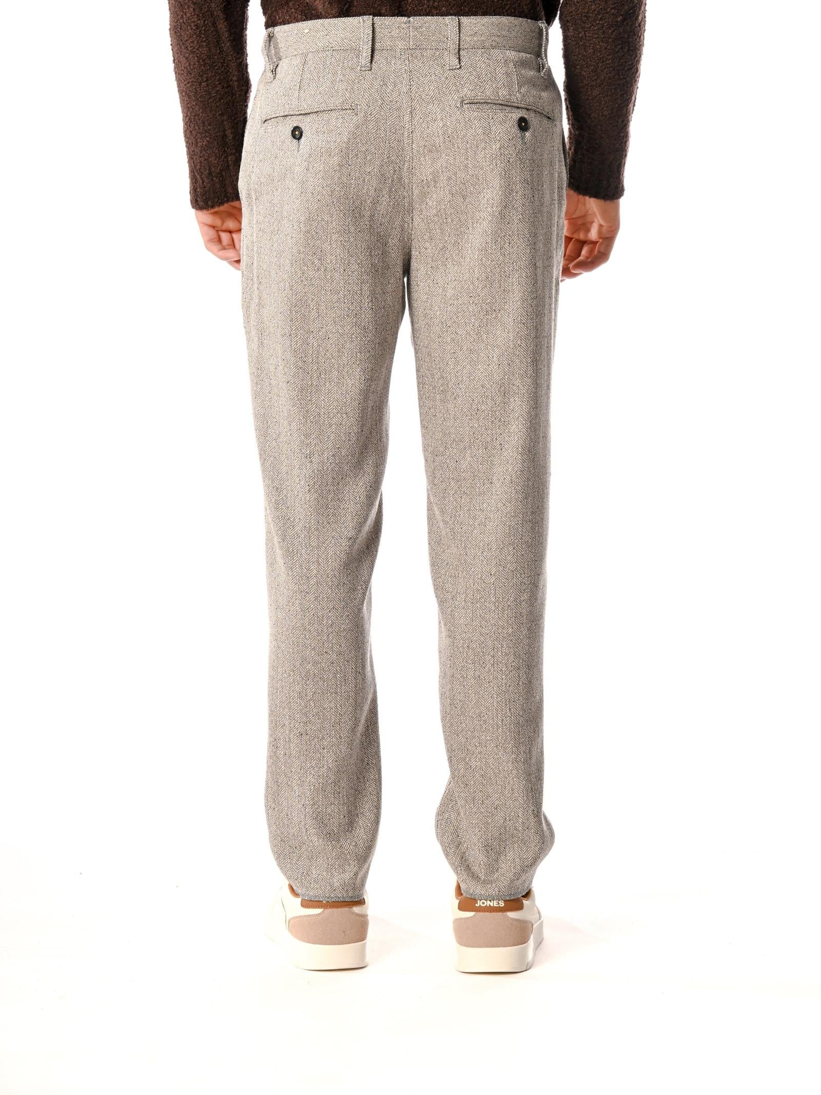 Pantalaccio Block Eleven Beige con coulisse e piences 10BL028 BEIGE BLOCK ELEVEN 