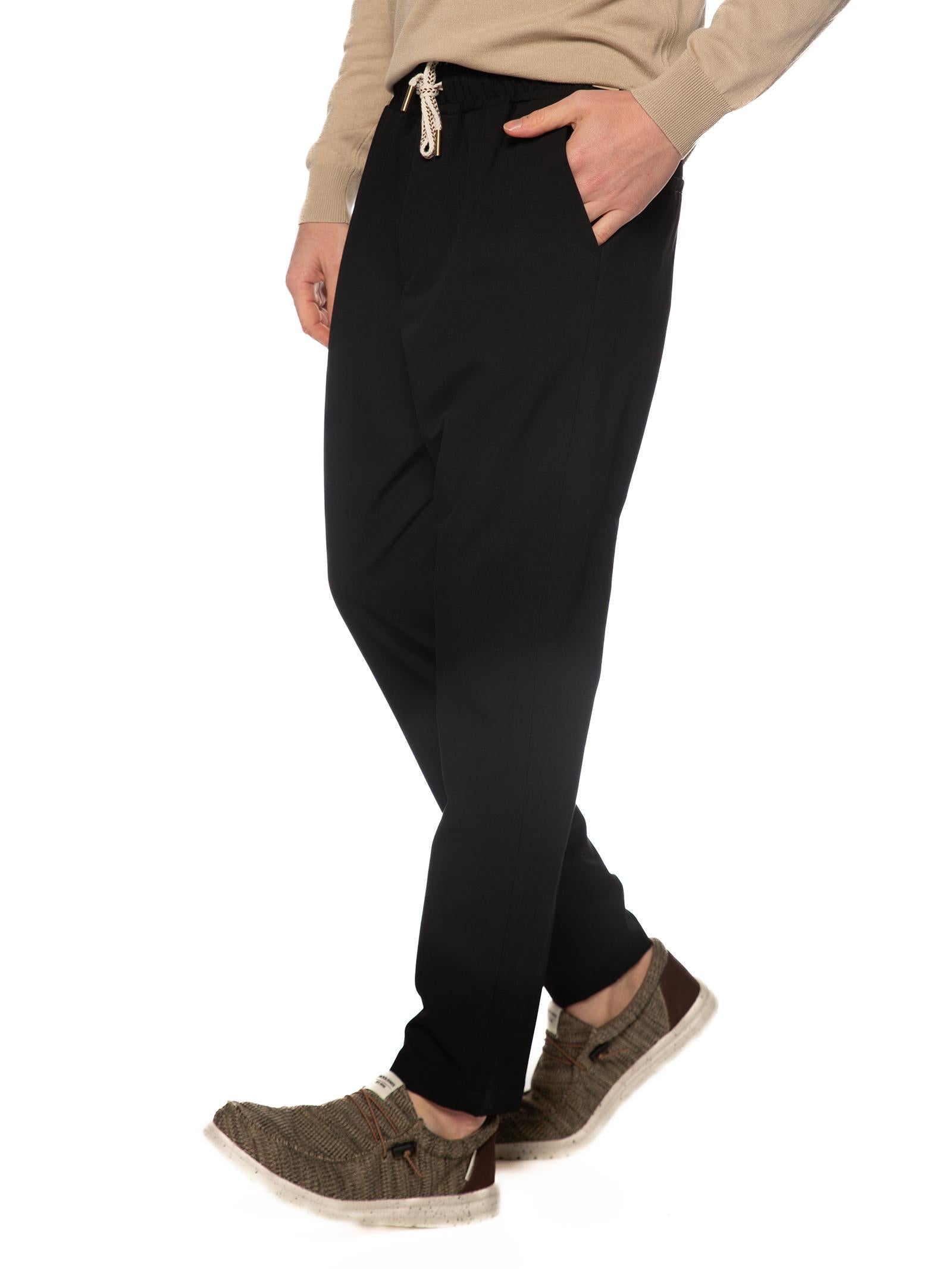 Pantalaccio Gianni Lupo Nero con elastico GL003BD BLACK GIANNI LUPO 