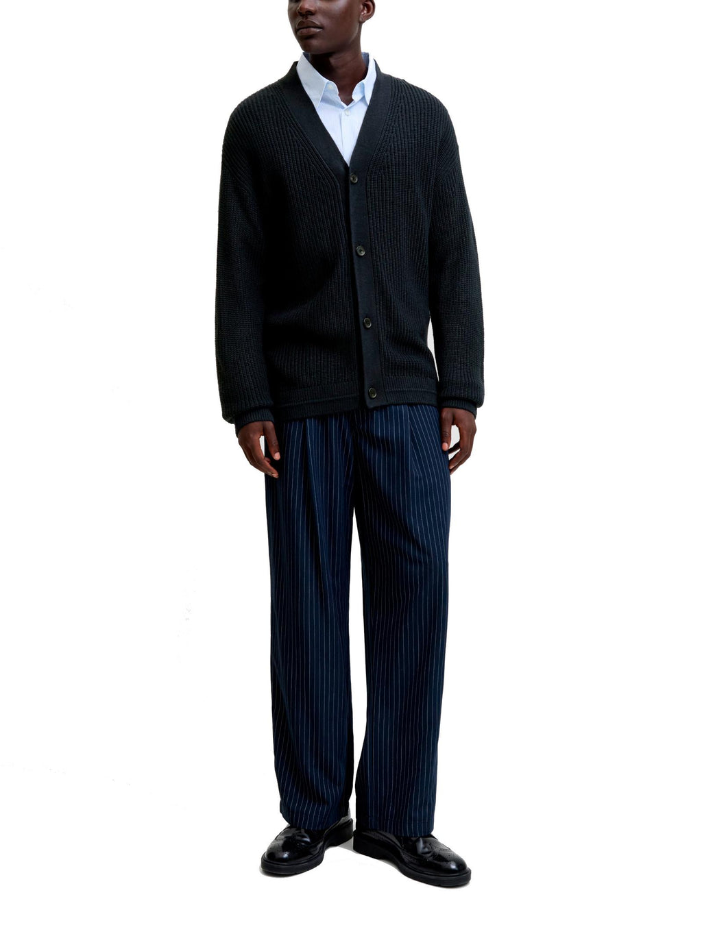 Cardigan in maglia Jack & Jones Connor Blu bottoni 12278960 /Sky Captain JACK & JONES 