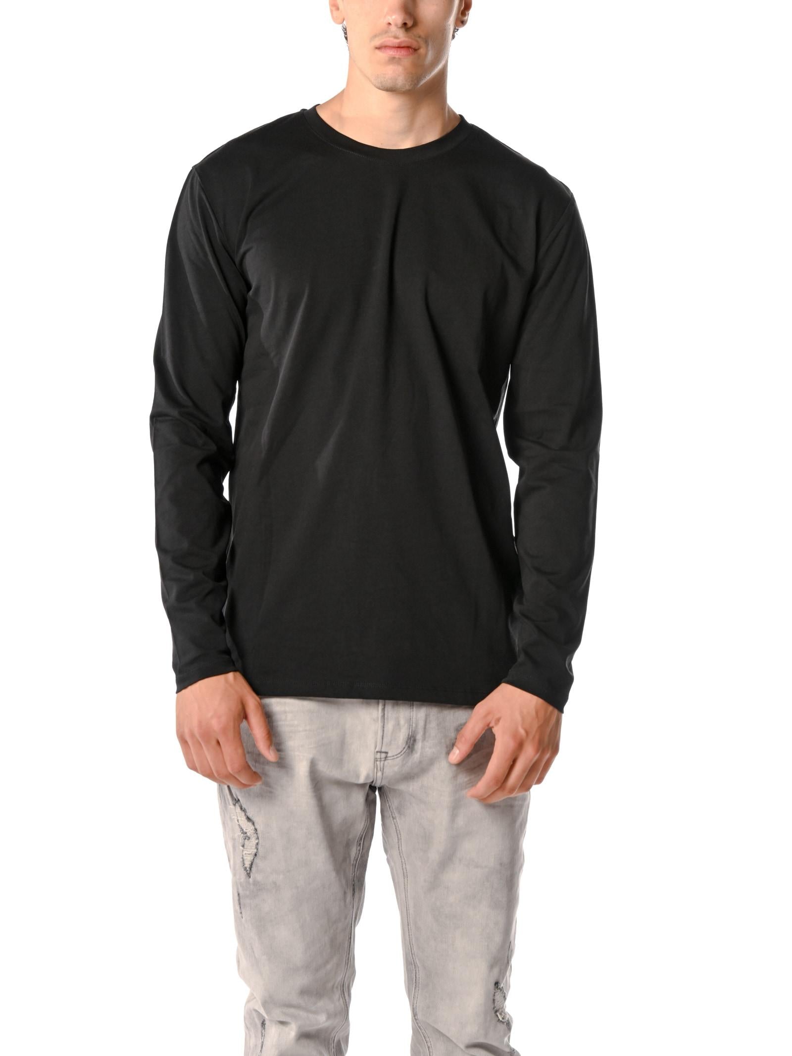 T-shirt Gianni Lupo Nero basic manica lunga GL1080F NERO GIANNI LUPO 