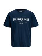 T-shirt Jack & Jones Devin Blu con stampa 12290173 /Navy Blazer JACK & JONES 