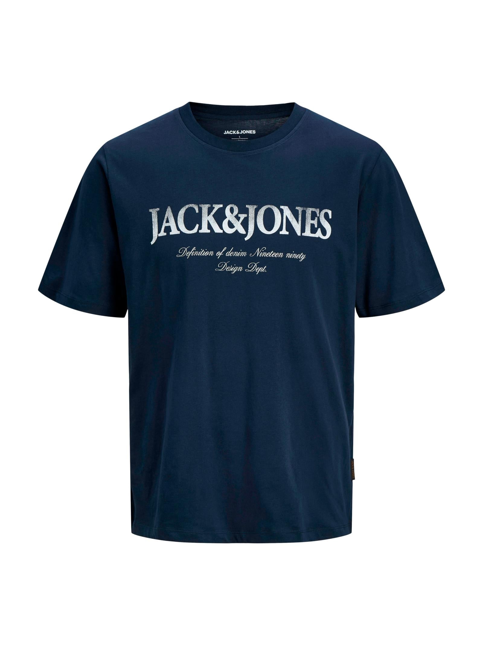 T-shirt Jack & Jones Devin Blu con stampa 12290173 /Navy Blazer JACK & JONES 