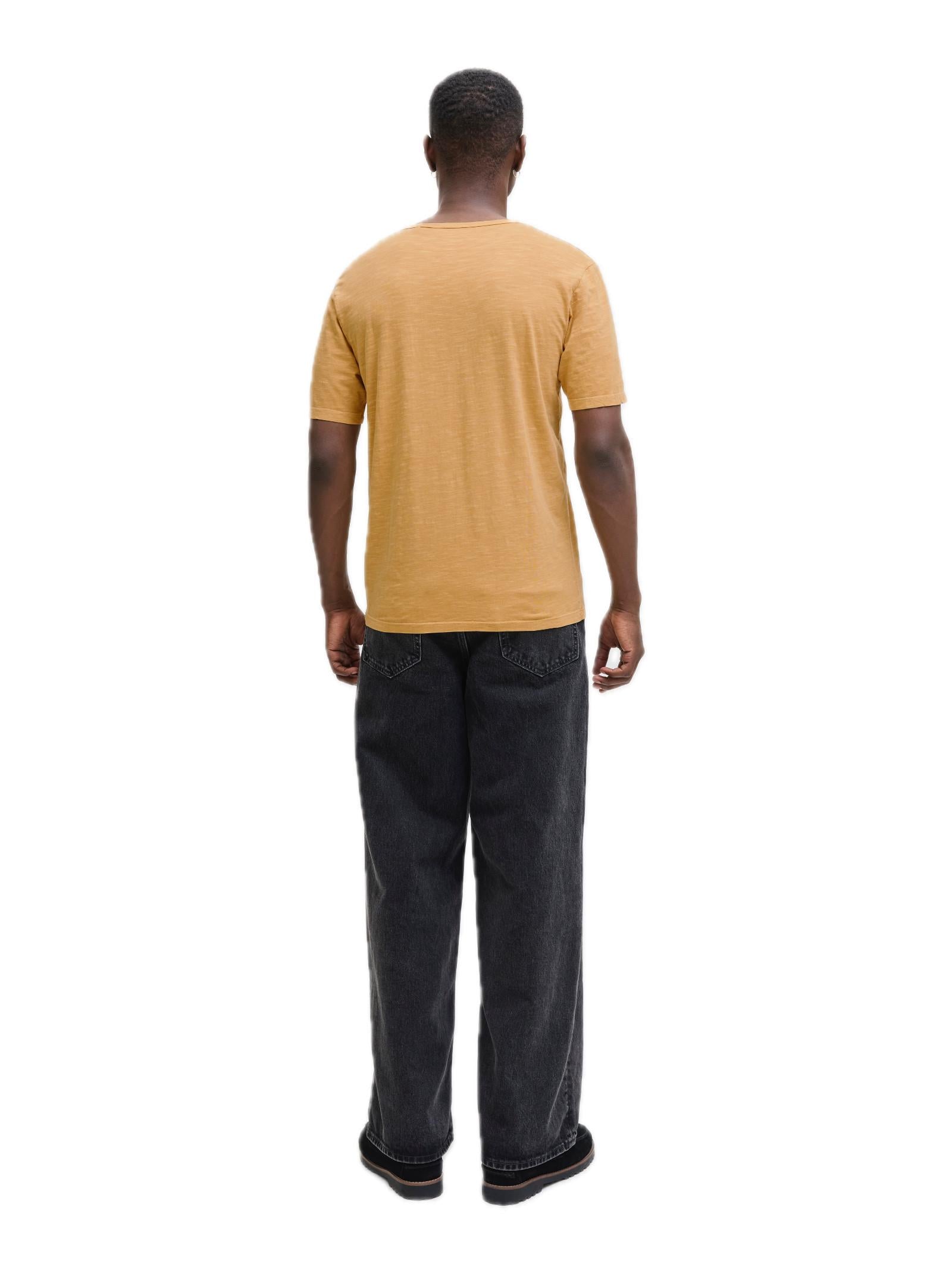 T-shirt Jack & Jones Esplit Senape scollo a V 12164972 /Curry JACK & JONES 