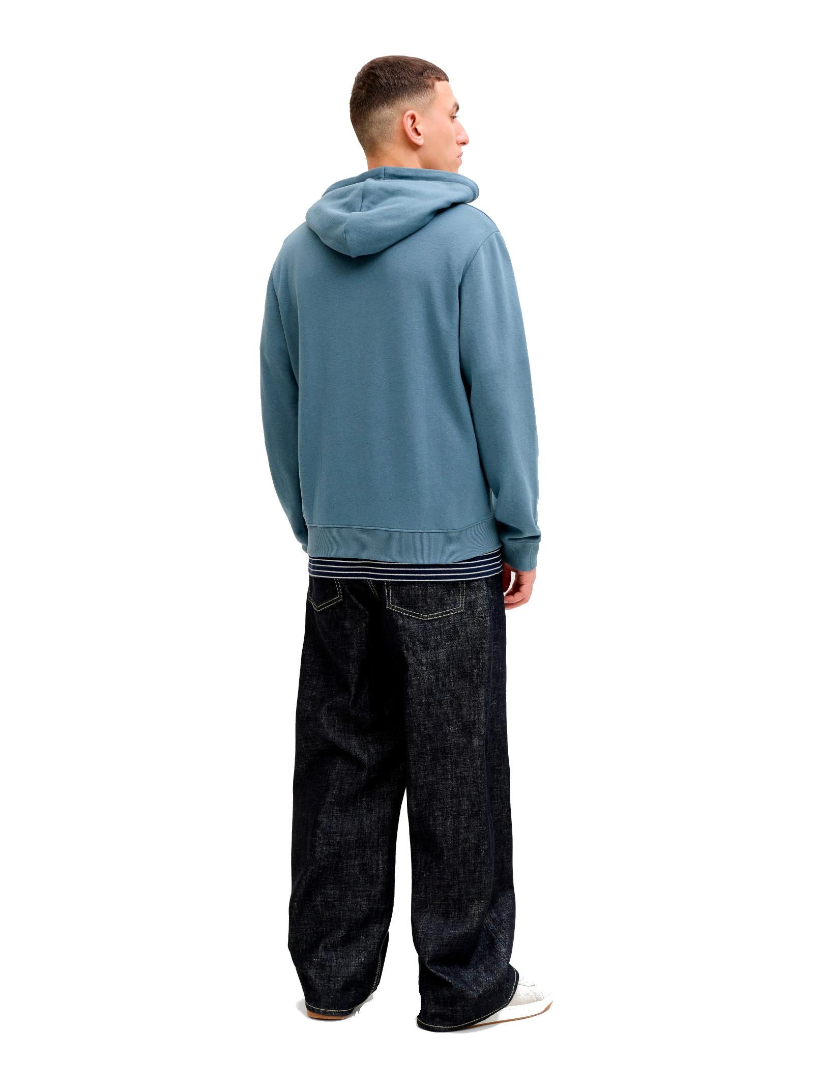 Felpa Jack & Jones Celeste Grayson con stampa 12288378 /Blue Mirage JACK & JONES 