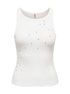 Top Only Filiz Bianco strass 15368917 /Cloud Dancer ONLY 