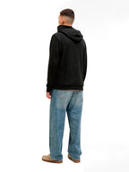 Felpa Jack & Jones Nero Grayson con stampa 12288378 /Black JACK & JONES 
