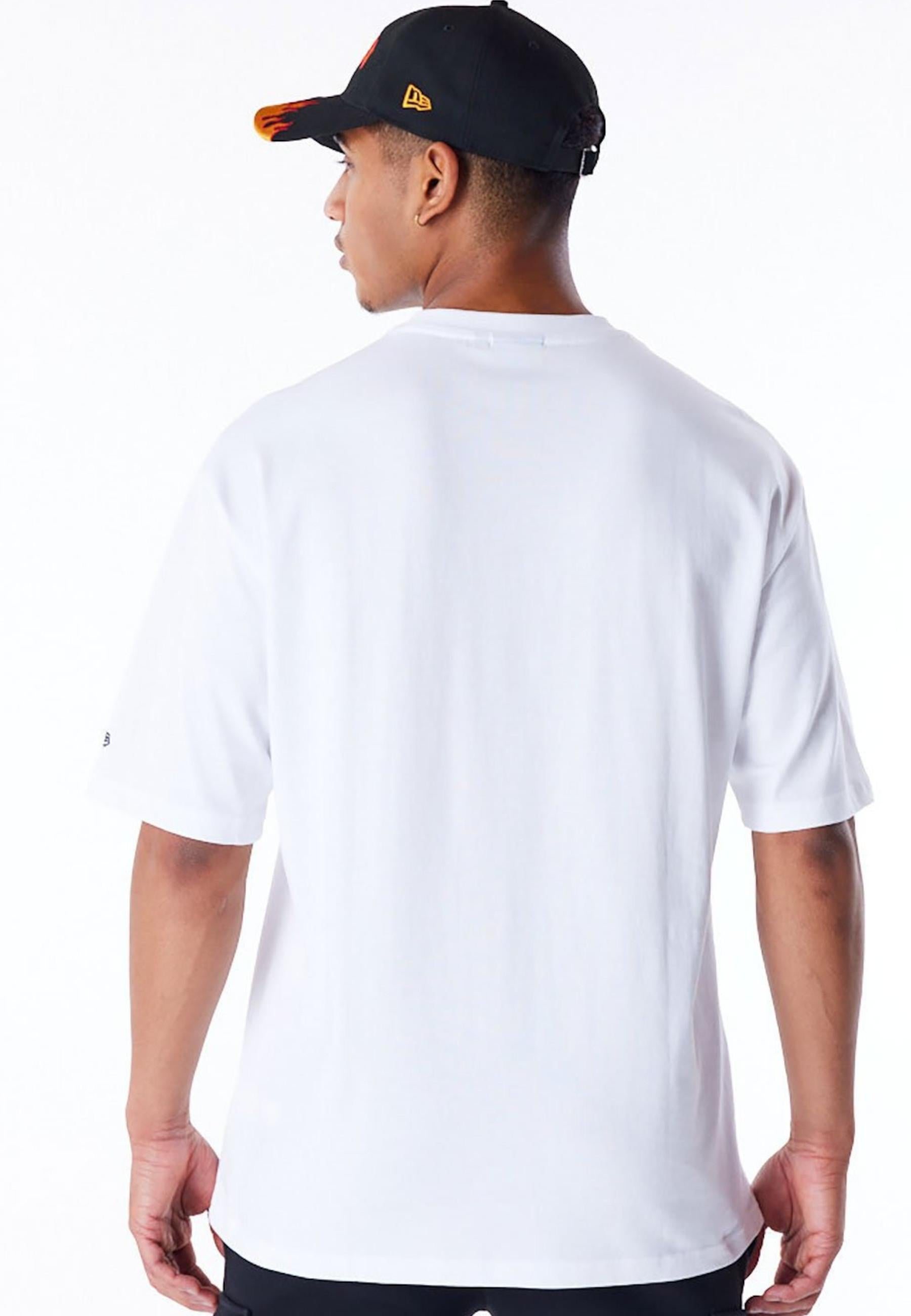 T-Shirt New Era Bianco manica corta 60564871 WHIBLK NEW ERA 