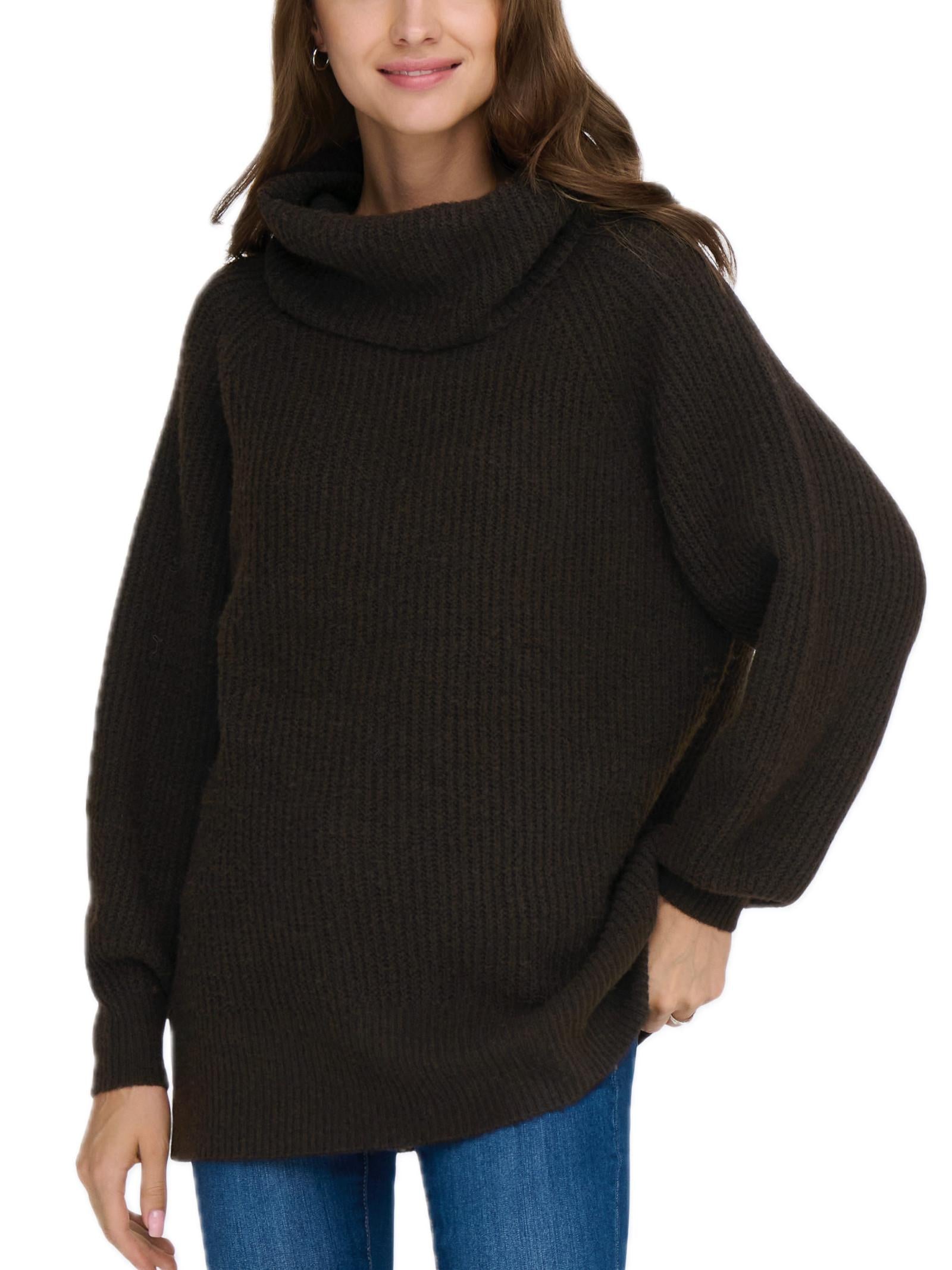 Maglia Only Whitney Marrone collo alto 15353187 /Chocolate Torte ONLY 