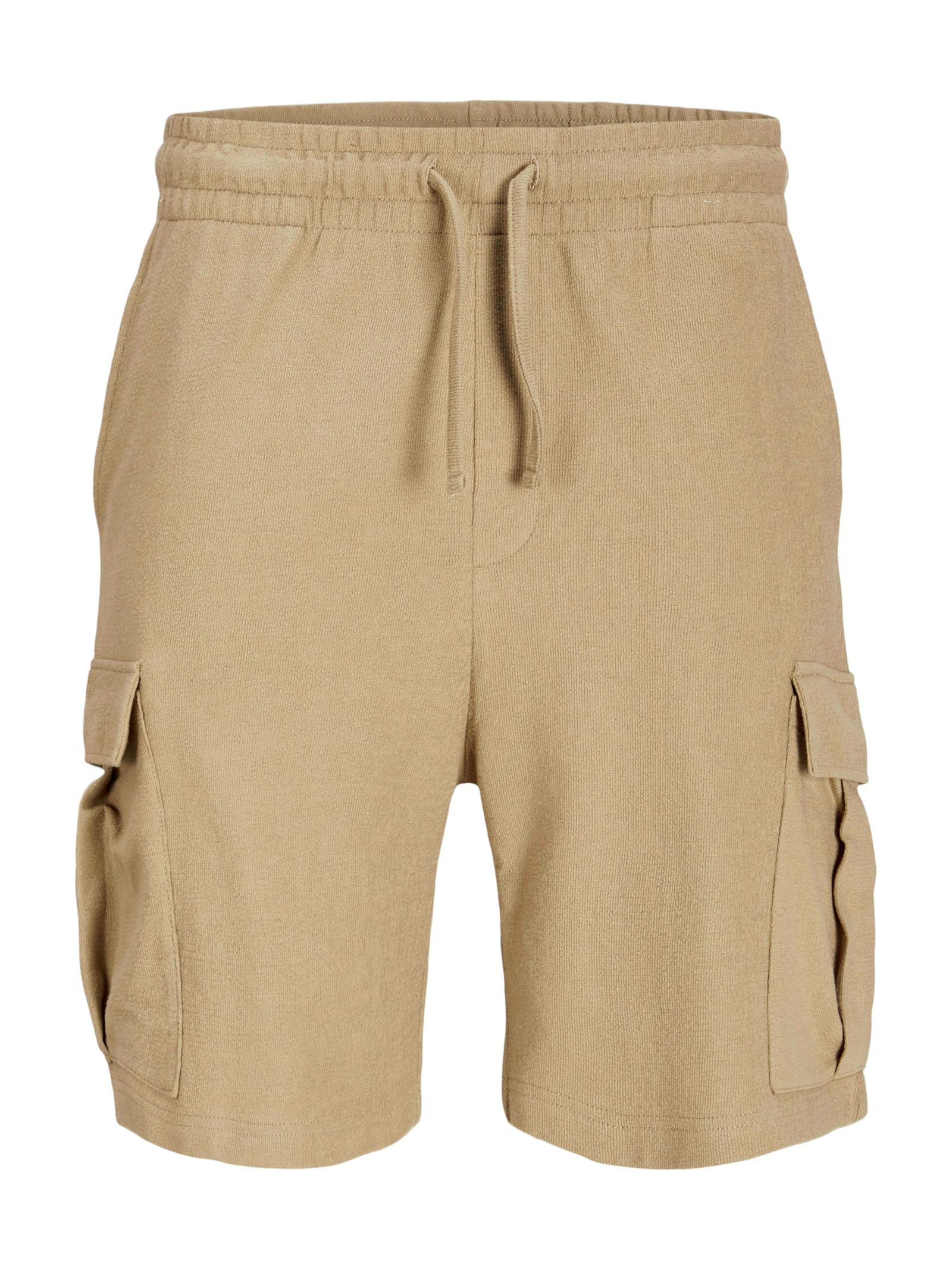 Bermuda Jack & Jones Beige Gordon in felpa cargo 12268777 /Coriander JACK & JONES 