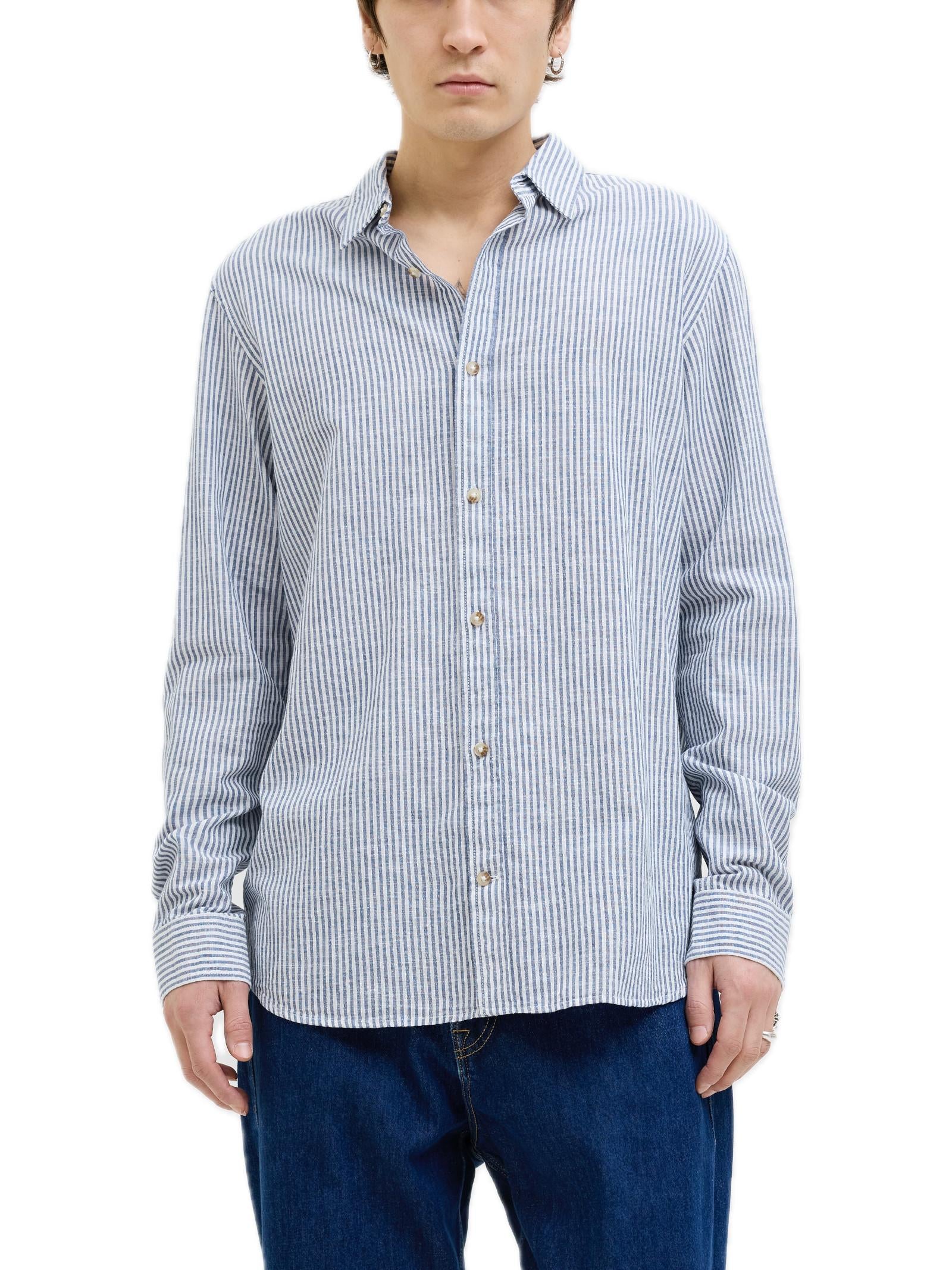 Camicia Jack & Jones Riga Blu Summer 12269315 /Infinity JACK & JONES 