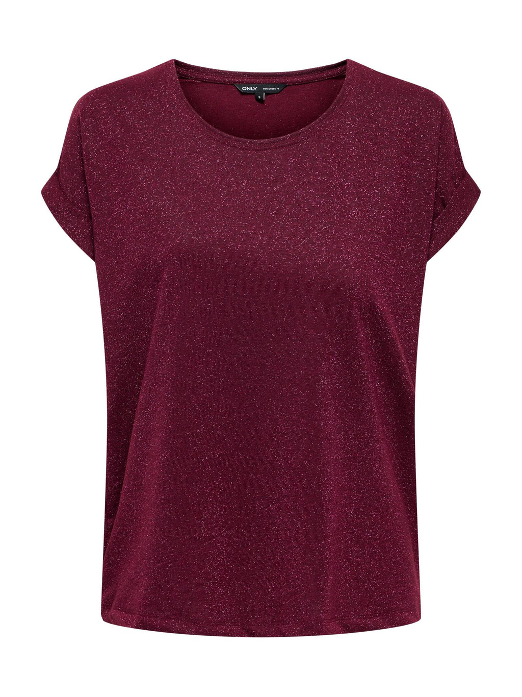 T-shirt Only Moster Bordeaux manica corta 15356991 /Chocolate Truffle ONLY 