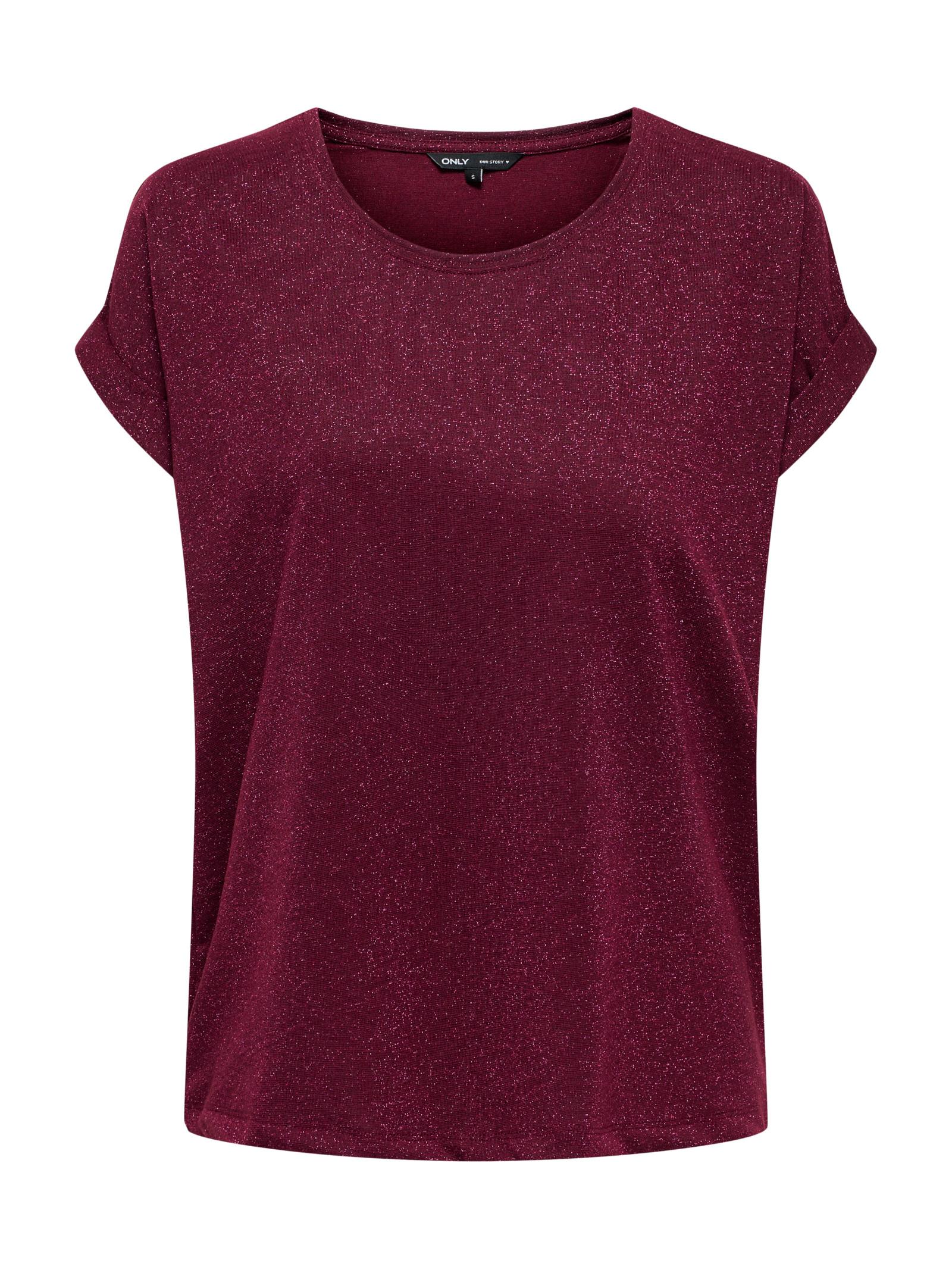 T-shirt Only Moster Bordeaux manica corta 15356991 /Chocolate Truffle ONLY 