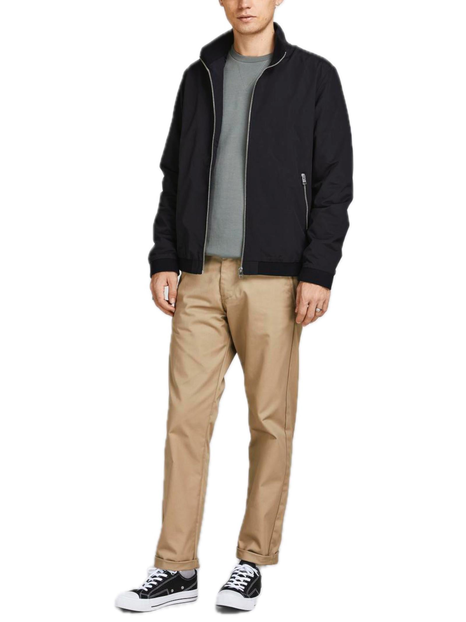 Giubbotto Jack & Jones Erus Nero bomber 12204277 /Black JACK & JONES 