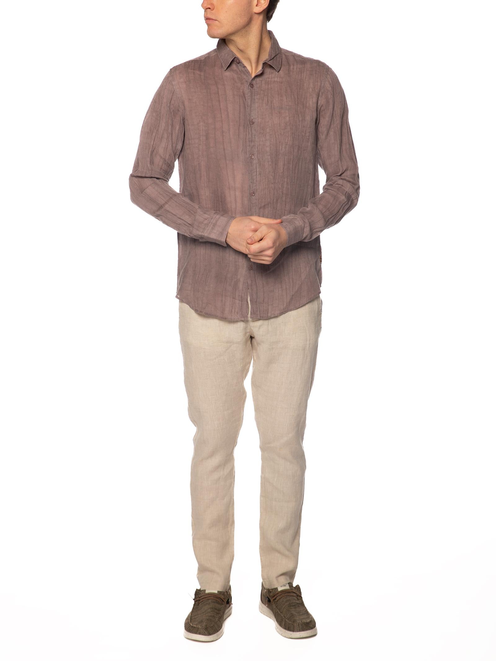 Camicia Gianni Lupo Malva mussolina GL7831S MALVA GIANNI LUPO 